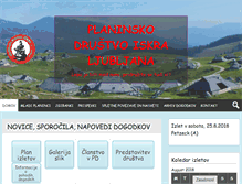 Tablet Screenshot of pd-iskra-lj.si